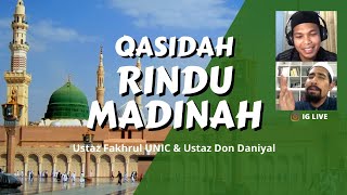 Download lagu Qasidah Rindu Madinah - Ustaz Fakhrul UNIC & Ustaz Don Daniyal mp3