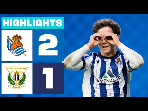 REAL SOCIEDAD B 2 - 1 CD LEGANÉS | RESUMEN LALIGA HYPERMOTION