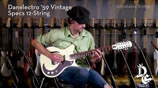 Video thumbnail for DG | Danelectro '59 Vintage Specs 12-String by Detroit Guitar