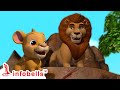Sheru the Sher - Lion Roars | Hindi Rhymes for Children | Infobells