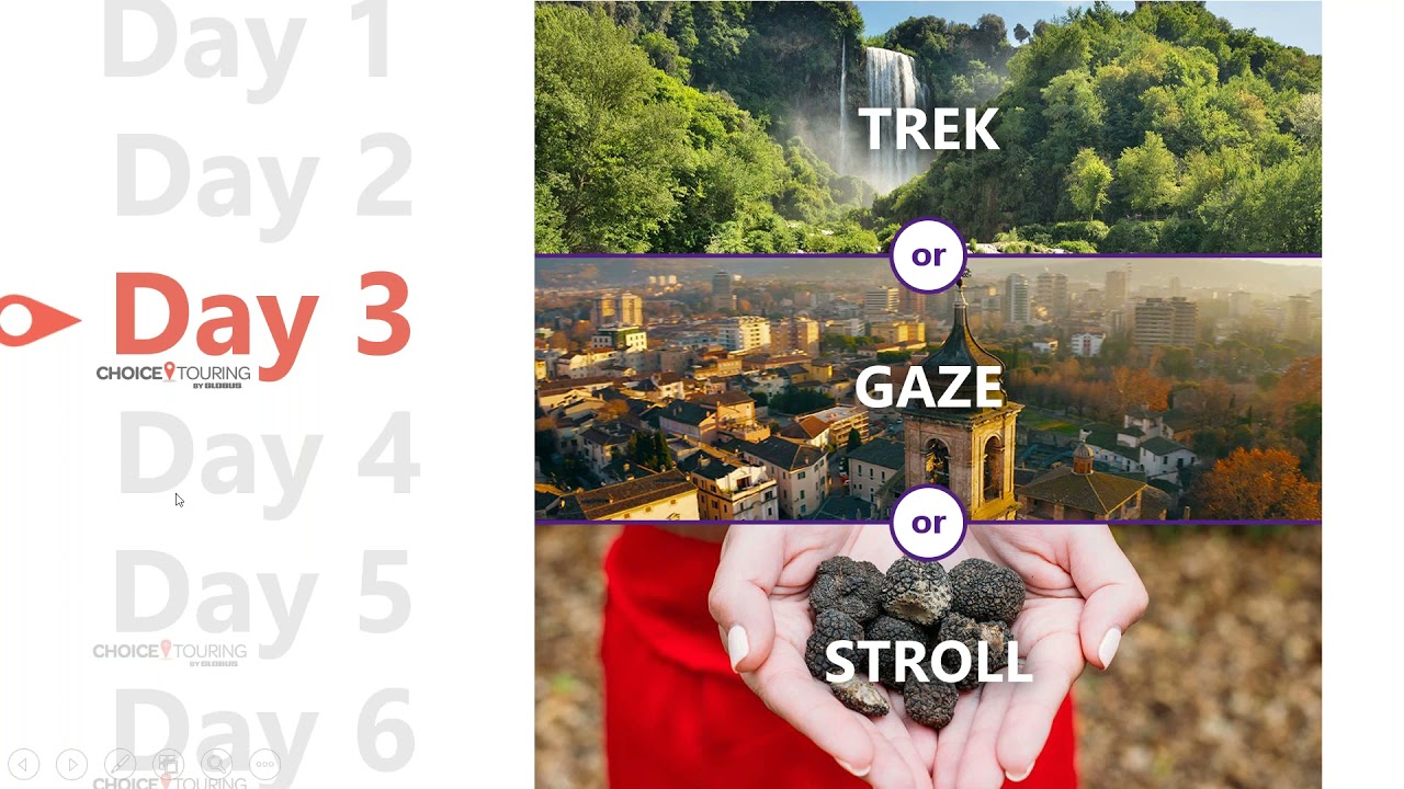 Globus Choice Touring THE NEW WAY TO TOUR