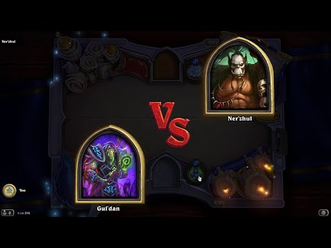 Book of Heroes Gul'dan vs Ner'zhul | Hearthstone Book of Heroes
