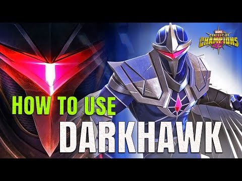 How To Use DARKHAWK Easily - God Tier? | Abilities Breakdown | Marvel Contest Of Champions