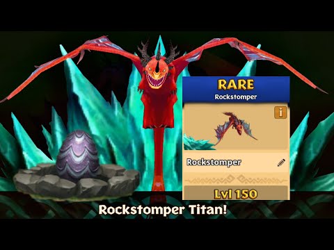 ROCKSTOMPER Max Level 150 Titan Mode - Dragons:Rise of Berk