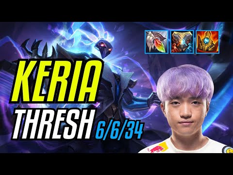KERIA - THRESH vs RELL SUPPORT - KR CHALLENGER - PATCH 11.8