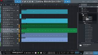 studio one prime 初心者が一日で作曲した