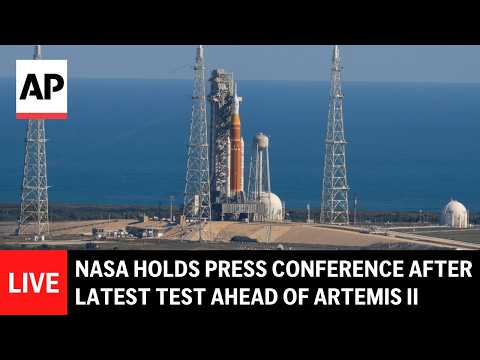 Video Thumbnail: LIVE: NASA holds press conference after latest test ahead of Artemis II mission