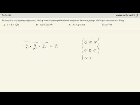 Zadanie - prawdopodobieństwo w rzucie monetą