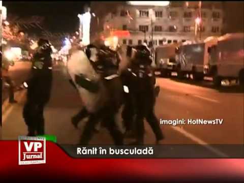 Rănit în busculadă