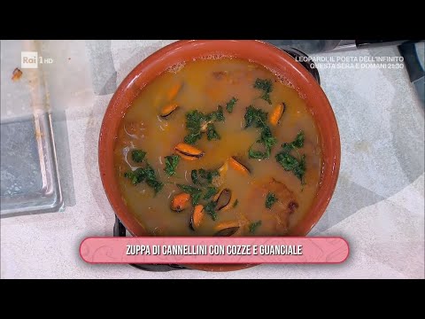 Zuppa di cannellini con cozze e guanciale - È sempre mezzogiorno 07/01/2025
