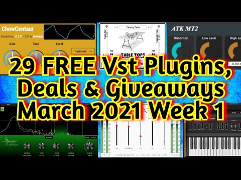 29 Best FREE Audio VST PLUGINS, Mega DEALS & Giveaways - March 2021 Week #1 - amnerhunter.com