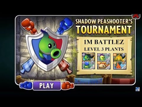Plants Vs Zombies 2 1M Battlez Shadow Peashooter’s Tournament