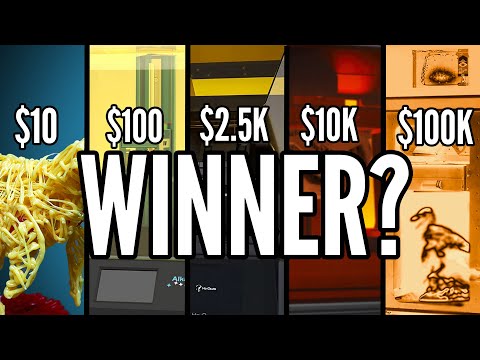One Clear Winner | $10 vs $100K 3D Printer Test.