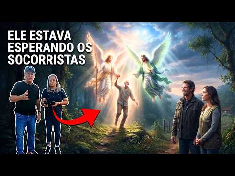 Este homem estava nos esperando para ser encaminhado para luz, foi muito lindo | Marcelo Caixeta