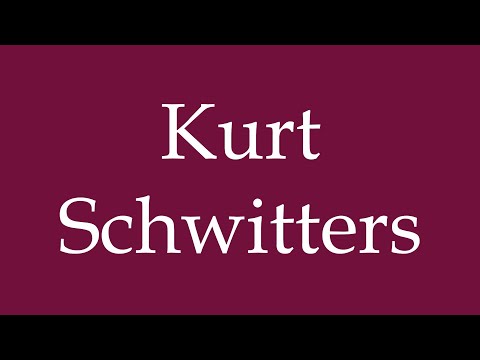 How to Pronounce ''Kurt Schwitters'' Correctly in German