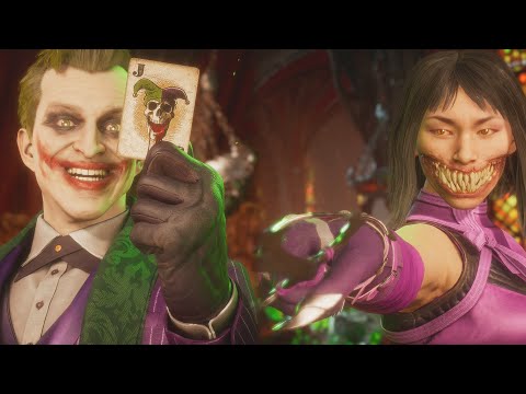 The Joker Flirting With Mileena - Mortal Kombat 11
