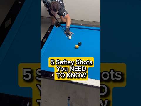 5 Safety Shots you HAVE TO KNOW!  #magicmikebilliards #jflowerscues