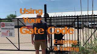 Using Your GATE Code Entering & Exiting