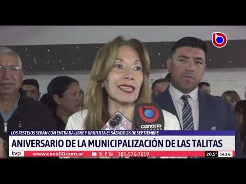 Las Talitas conmemora 34 años como municipio