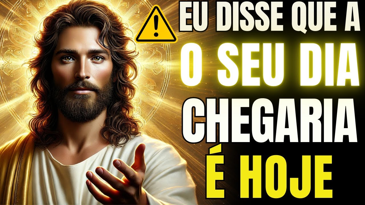 DEUS DIZ: FILHO, EU DISSE QUE O SEU DIA CHEGARIA E CHEGOU! ABRA PARA LOGO PARA RECEBER COM FÉ!