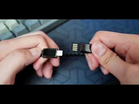 WireZip білий USB кабель у вигляді браслета роз'єм Type-C - фото 1 - id-p2487369710