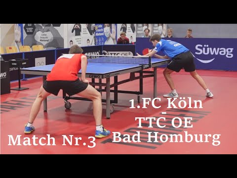 T.Hippler(2292TTR) : C.Andras(2342TTR) | [2:0] 1. FC Köln : TTC OE Bad Homburg 1987