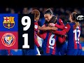 LIGA F | FC BARCELONA 9 vs 1 LEVANTE LAS PLANAS 🔵🔴