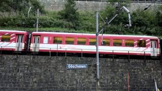 preview picture of video 'Schöllenen Bahn (Göschenen-Andermatt)'