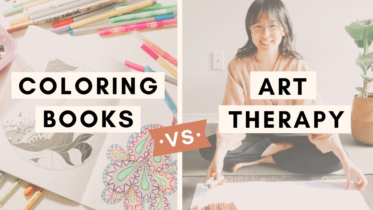 Coloring Books vs Art Therapy