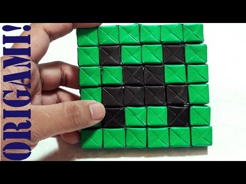 How to Make a real life exploding Minecraft creeper « Origami