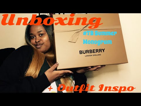 Luxury Unboxing Burberry TB Monogram Bag Summer 2020