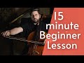 15 Minute Beginner Cello Lesson Adult Cello