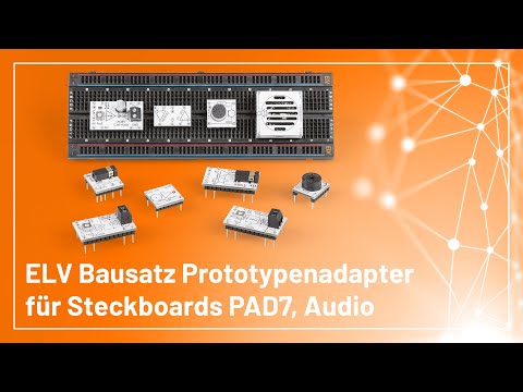 ELV Bausatz Prototypenadapter für Steckboards PAD7, Audio - Experimentieren für Profis
