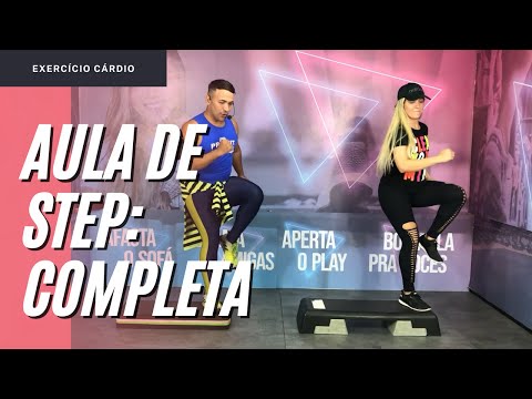Aula de Step COMPLETA | Tatiana Trévia