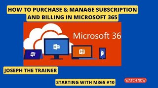 How to purchase & manage subscription & billing in Microsoft 365