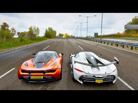 O CARRO MAIS RÁPIDO DO JOGO VS O CARRO MAIS RARO DO JOGO - FORZA HORIZON 4