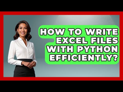 How To Write Excel Files With Python Efficiently Python Code School News