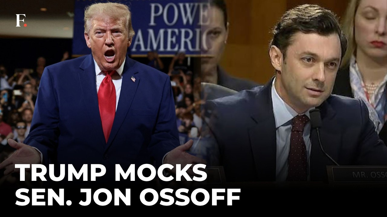 Trump Takes Aim at Senator Jon Ossoff with 'Pinky Herman' Jab at Georgia Rally | N18G