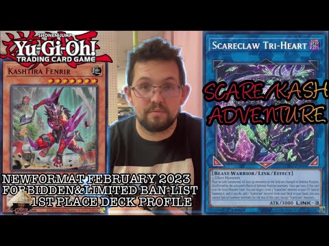Yugioh newformat February 2023 local's 1st place deck profile-Scare/kash adventure-Jeremiah Hooglugt