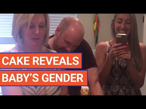 Surprise Gender Reveal With Cake Video 2016 | Daily Heart Beat