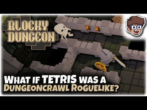 What If TETRIS Was a DUNGEONCRAWLING ROGUELIKE? | Let's Try: Blocky Dungeon