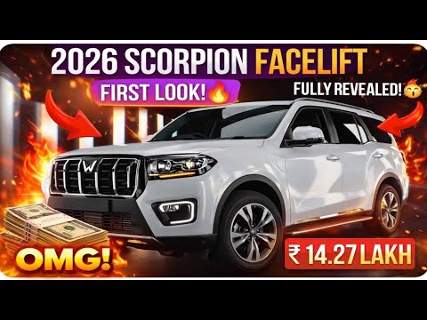 2026 Scorpion Facelift 😱 First Look | ₹14.27 Lakh Mein FULLY REVEAL!