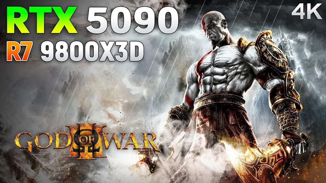 God of War III PC Port on RTX 5090 + Ryzen 7 9800X3D | 4K