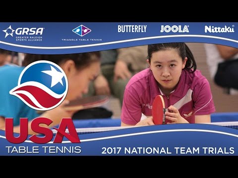 2017 US National Team Trials Day 2 - Angela Guan vs. Rachel Sung (SF) Highlights