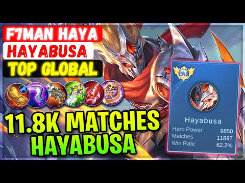 11.8K Matches Hayabusa Legendary Ninja [ Top Global Hayabusa ] F7MAN HAYA - Mobile Legends Build
