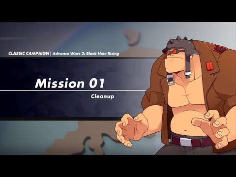 Advance Wars 1+2: Reboot Camp - AW2 Campaign - Mission 1: Cleanup (Rank S, Score: 300)