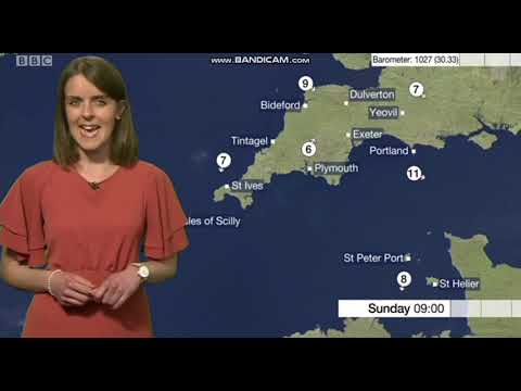 Alex Osbourne BBC South West news weather May 4th 2019 - 60 fps