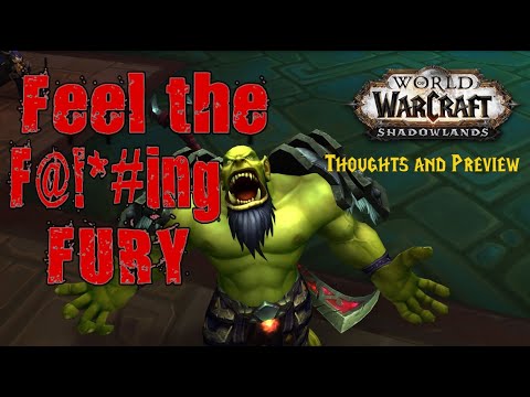 Shadowlands Fury Warrior Preview