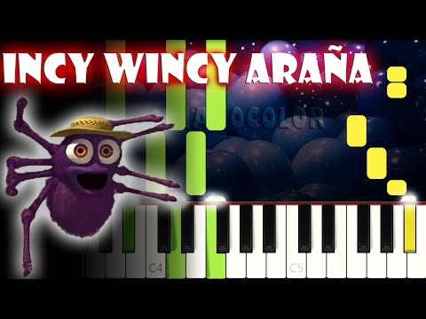 Incy Wincy Araña | Piano Cover | Tutorial | Karaoke