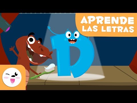 Aprende la letra "D" con el Dinosaurio David - El abecedario